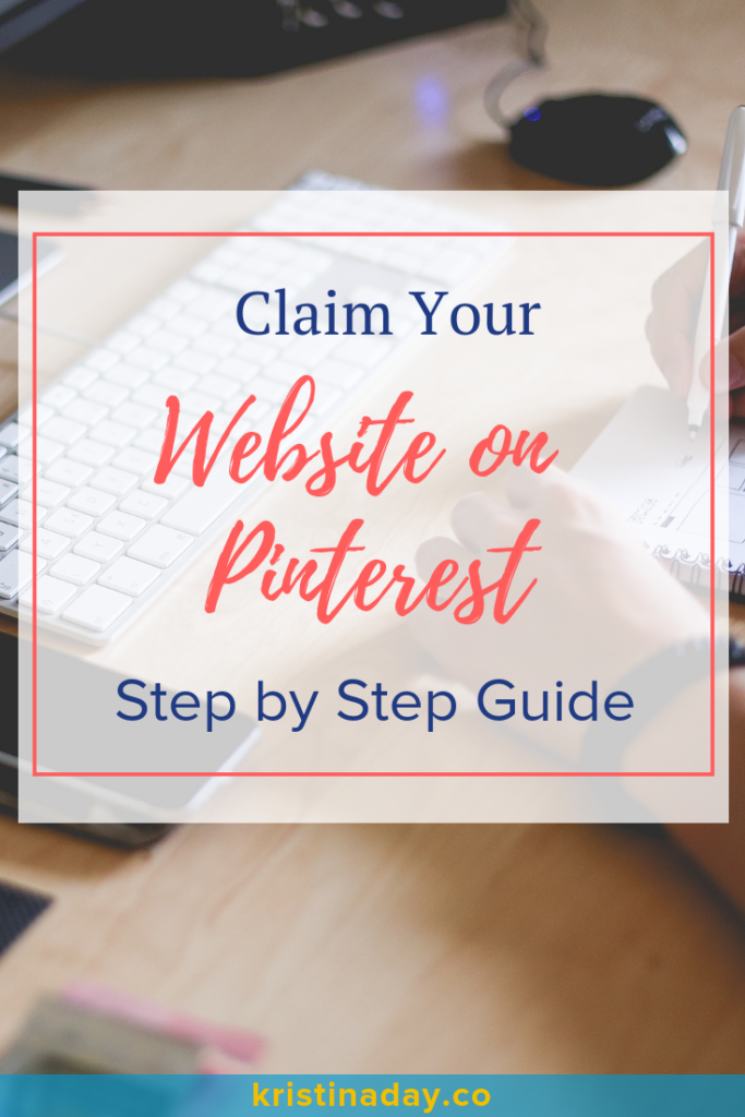 Claim Your Website On Pinterest