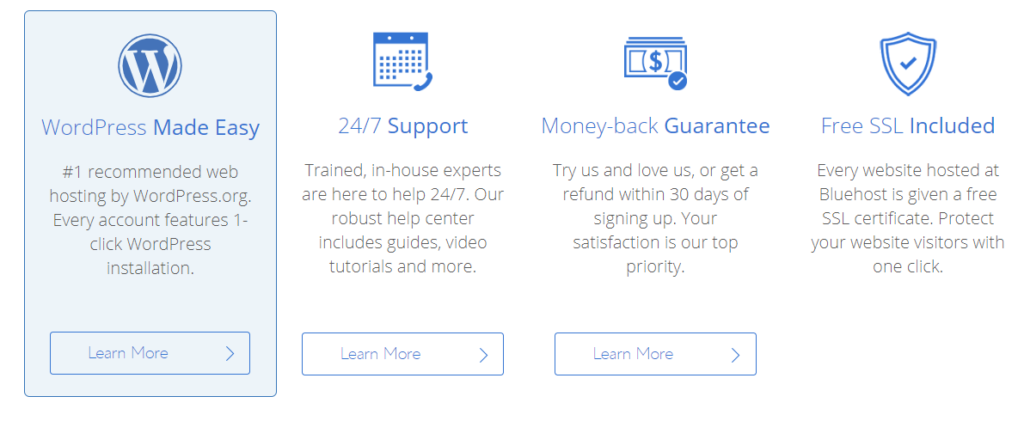 Bluehost Benefits